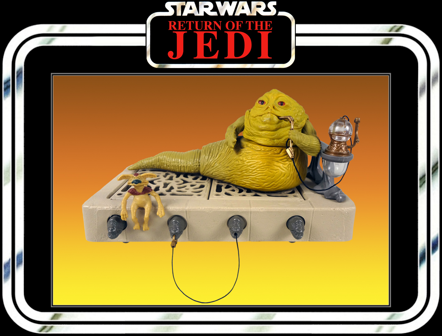 Star Wars ROTJ Jabba The Hutt Action Playset 1983 Kenner No 70490 NRFB for sale online
